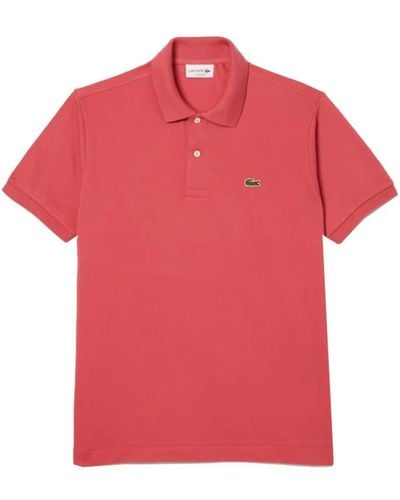 Lacoste Polo Shirts - Red