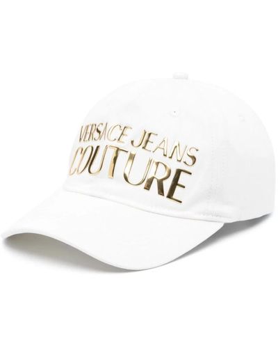 Versace Weiße baumwolle dickere druck hüte