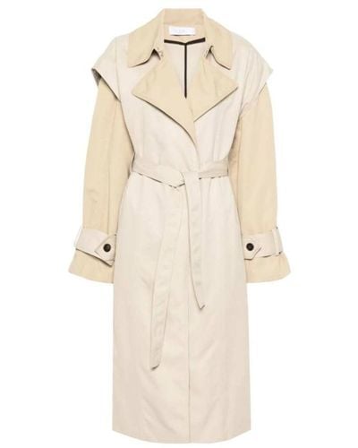 IRO Coats > belted coats - Neutre