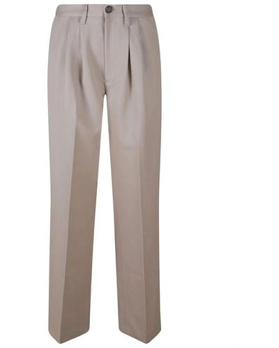 Anine Bing Trousers > wide trousers - Gris