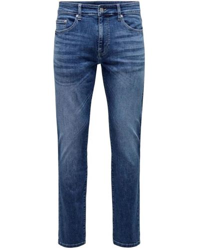 Only & Sons Slim-Fit Jeans - Blue