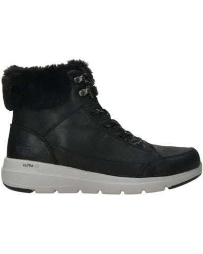 Skechers Lace-Up Boots - Black