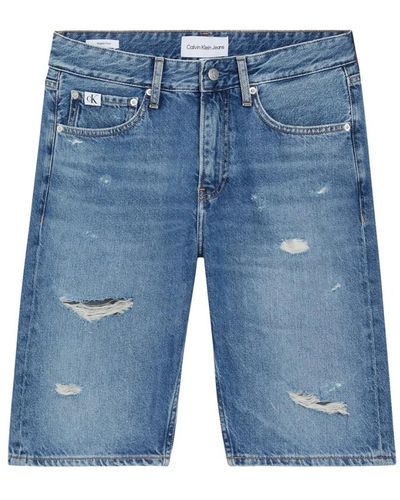 Calvin Klein Klassische denim jeans - Blau