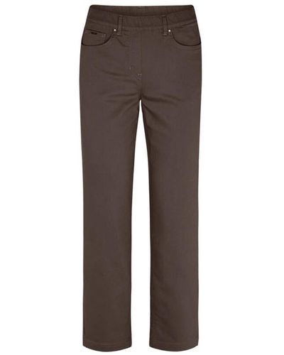 LauRie Trousers > straight trousers - Marron