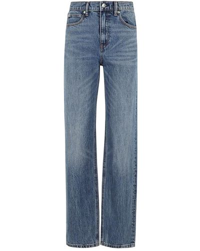Alexander Wang Lässige straight pocket jeans - Blau