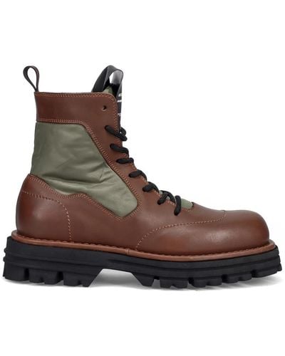 Barracuda Lace-Up Boots - Brown