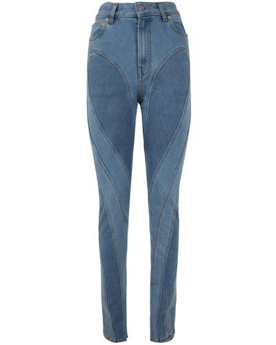 Mugler Skinny jeans - Blu