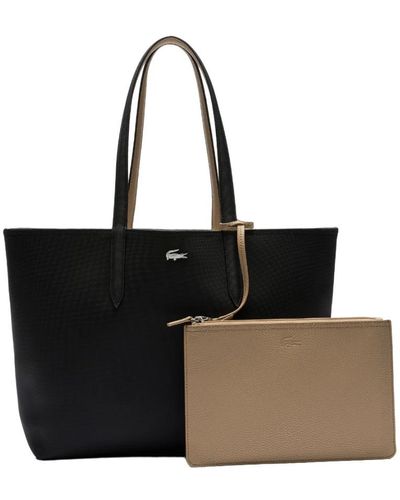 Lacoste Tote Bags - Black