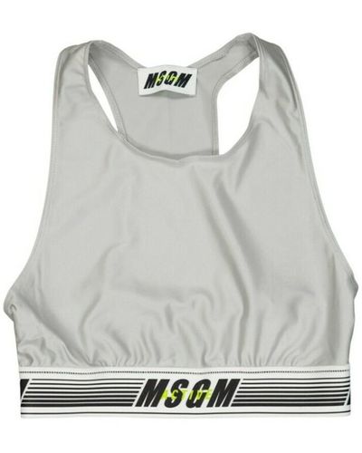 MSGM Sports bra - Grau