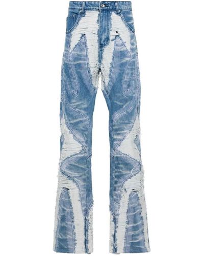 Who Decides War Jeans > loose-fit jeans - Bleu