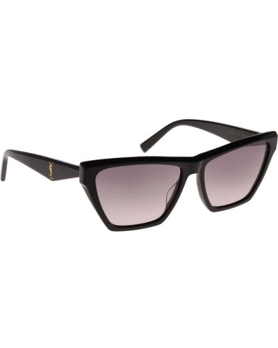 Saint Laurent Ikonoische sonnenbrille für frauen - Schwarz