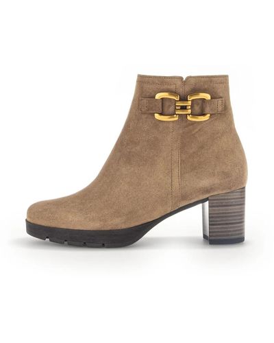 Gabor Shoes > boots > heeled boots - Marron