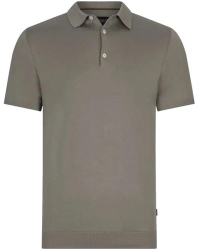 Cavallaro Napoli Polo Shirts - Grey
