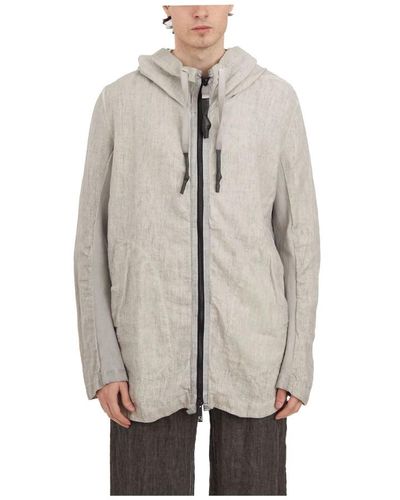 Isaac Sellam Kapuzen-sweatshirt mit reißverschluss - Grau