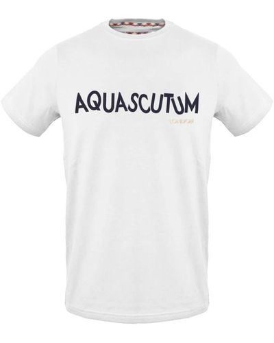 Aquascutum T-shirts - Weiß
