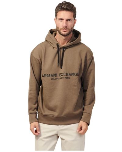 Armani Exchange Sweatshirts & hoodies > hoodies - Marron
