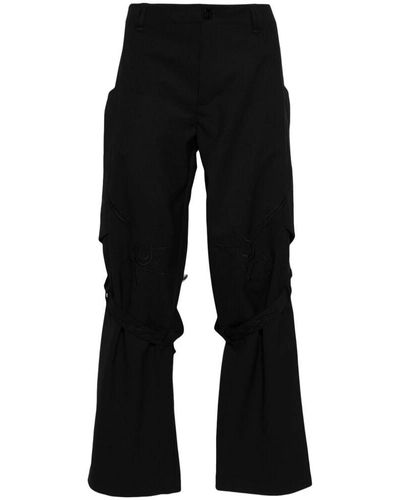 Kiko Kostadinov Trousers > wide trousers - Noir