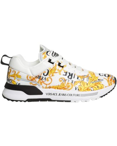 Versace Jeans Couture Abstrakte logo sneakers - Mettallic