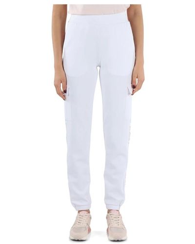 EA7 Trousers > sweatpants - Blanc