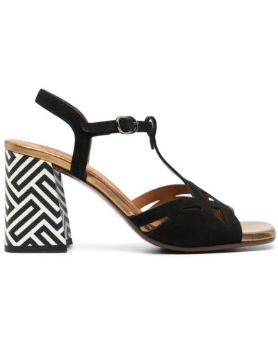Chie Mihara Shoes > sandals > high heel sandals - Noir