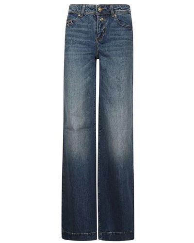 Versace Jeans Couture Wide Jeans - Blue
