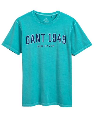 GANT T-shirts - Bleu
