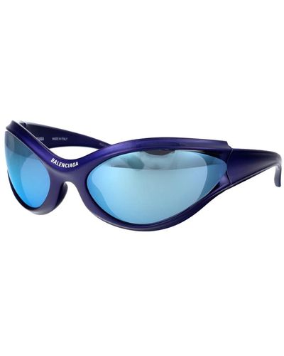 Balenciaga Stylische sonnenbrille bb0317s - Blau
