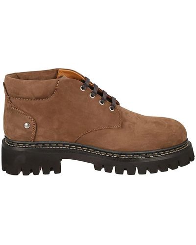 DSquared² Lace-Up Boots - Brown