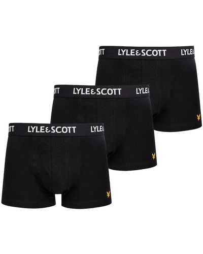 Lyle & Scott E Herrenunterwäsche - Schwarz