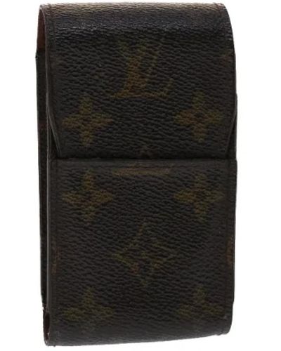 Louis Vuitton Portafoglio louis vuitton in tela marrone - Nero