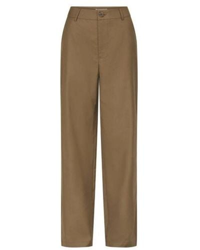 Sisters Point Trousers > straight trousers - Neutre