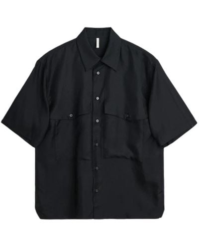 sunflower Short Sleeve Shirts - Black