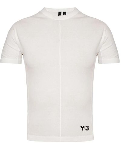Y-3 Top con logo - Blanco