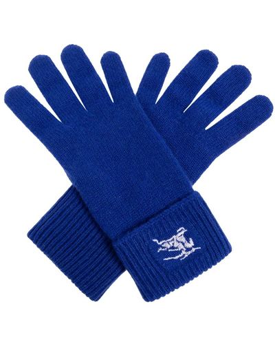 Burberry Accessories > gloves - Bleu