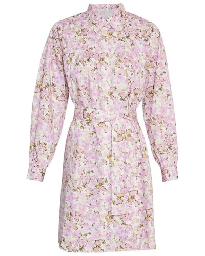 Moss Copenhagen Mschnathalina ladonna shirt dress aop - Pink