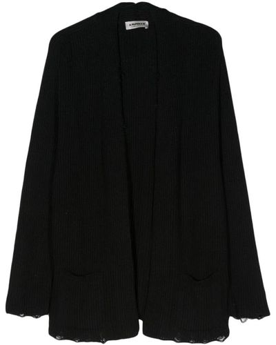 A PAPER KID Knitwear > cardigans - Noir