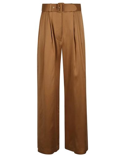 Zimmermann Wide Trousers - Brown