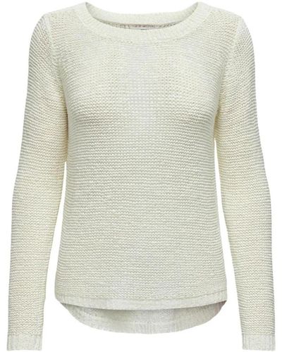 Jacqueline De Yong Knitwear > round-neck knitwear - Blanc