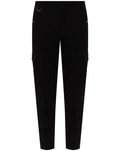 Alexander McQueen Slim-Fit Trousers - Black
