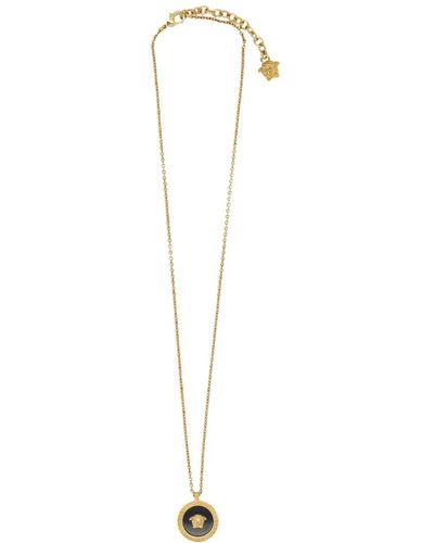 Versace Collana pendente medusa in oro - Metallizzato
