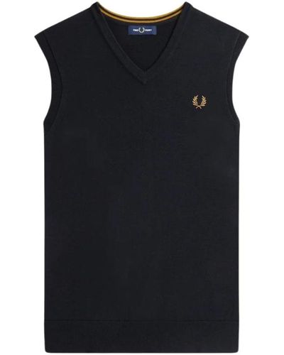 Fred Perry Vests - Nero