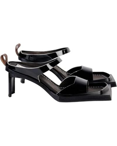 Miista Shoes > sandals > high heel sandals - Noir