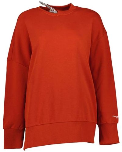 Stella McCartney Gemütlicher falabella sweatshirt - Rot