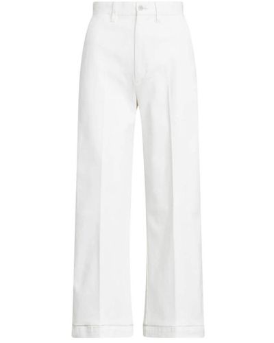 Ralph Lauren Wide trousers - Blanco
