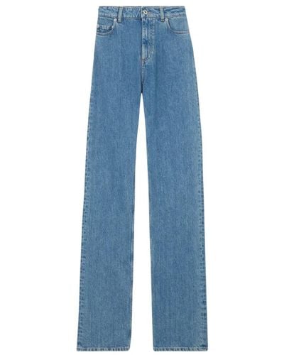 Burberry Italienische straight fit jeans - Blau