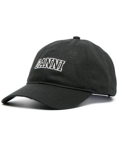 Ganni Accessories > hats > caps - Noir