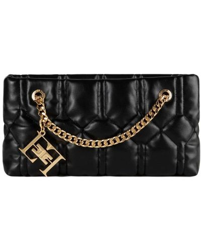 Elisabetta Franchi Handclutch-tasche - zusammensetzung: 100% (nicht spezifiziert) - produktcode: bs53a37e2-110 - Schwarz