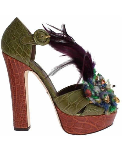 Dolce & Gabbana High heel sandals - Verde