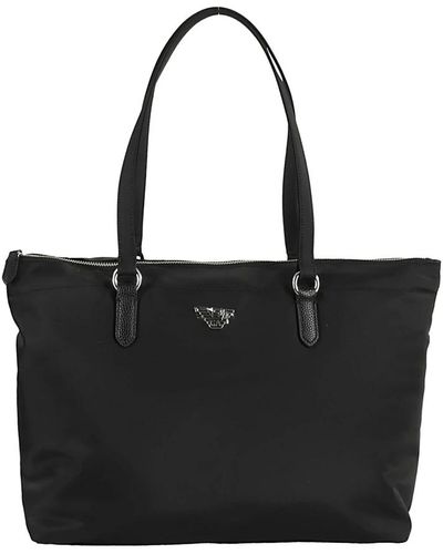 Emporio Armani Stilvolle einkaufstasche - Schwarz