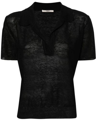 Barena V-Neck Knitwear - Black